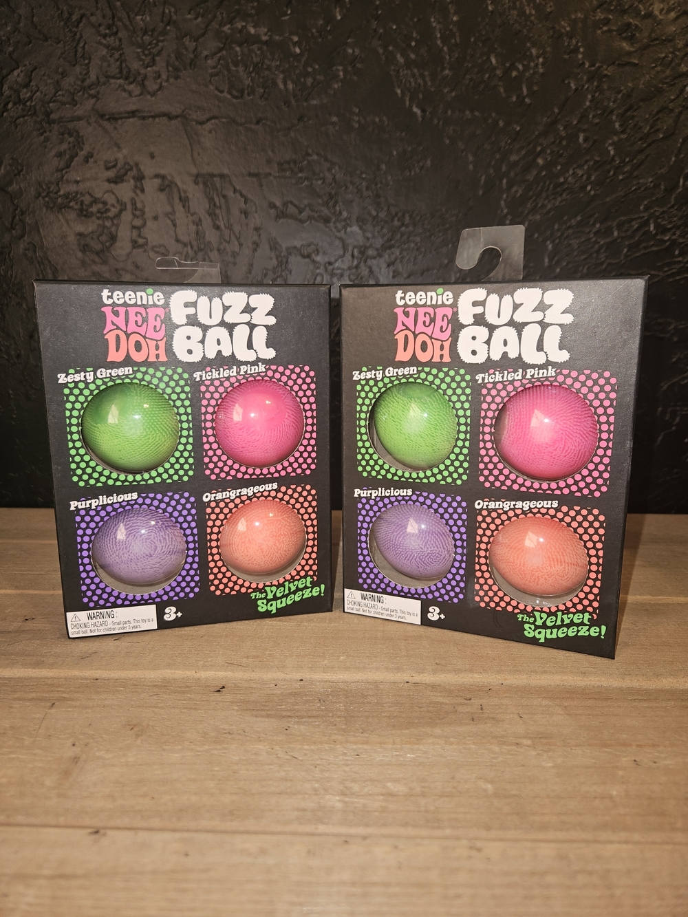 Teenie Needoh Fuzz Ball Set 4-Pack - Picture 5 of 5